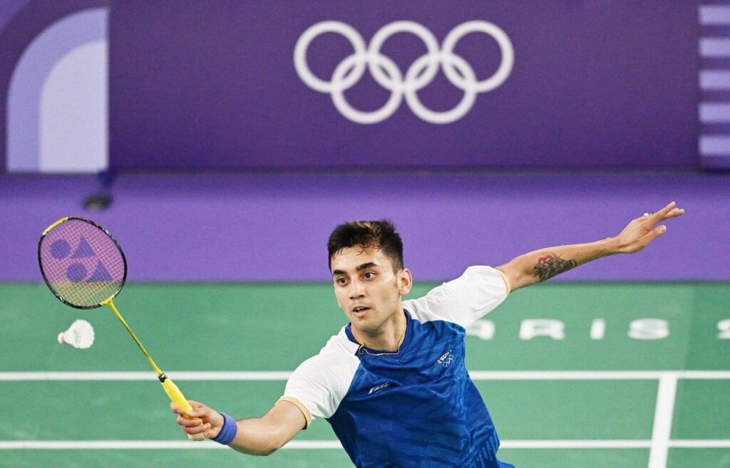 Indian shuttler Lakshya Sen at the Paris Olympics 2024