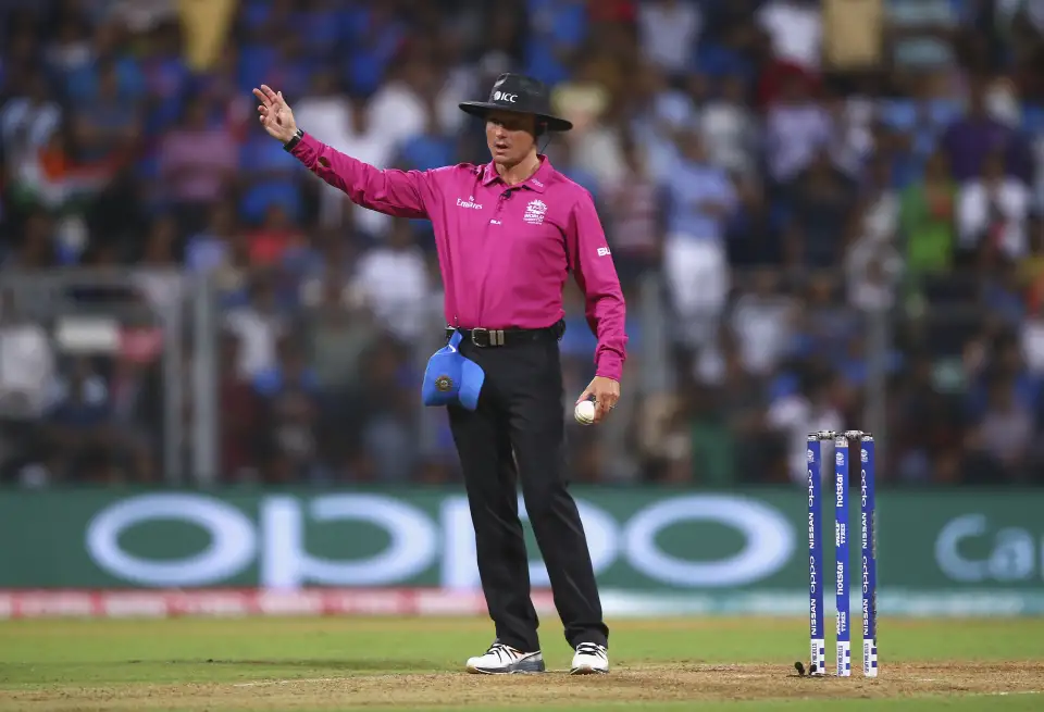 Umpire Signals a No Ball