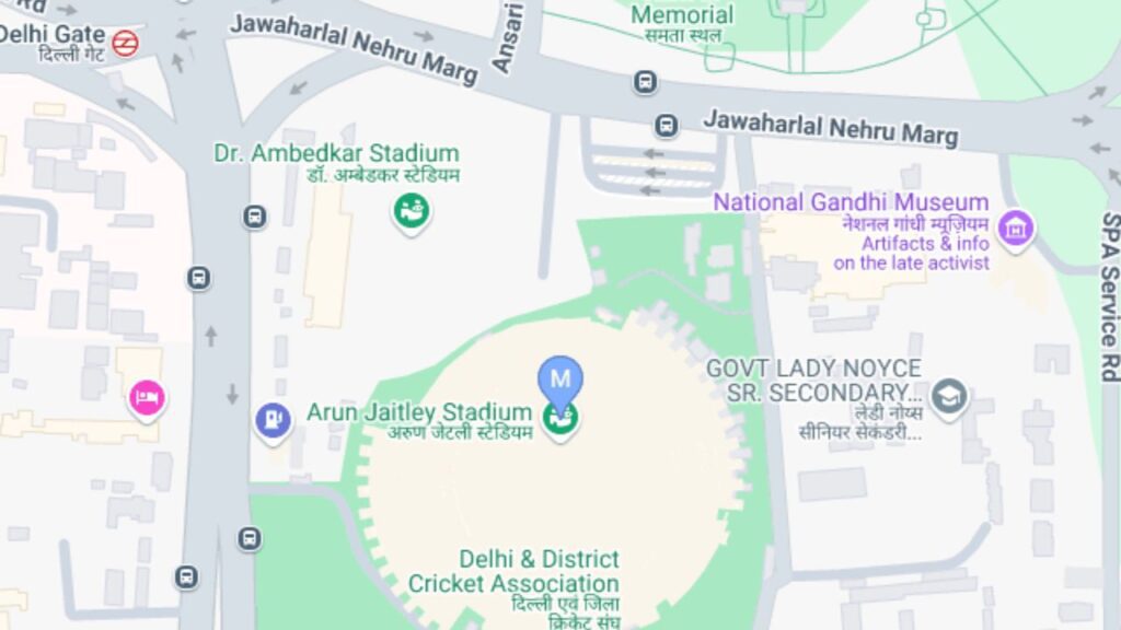 Where is Arun Jaitley Stadium and how to reach it?