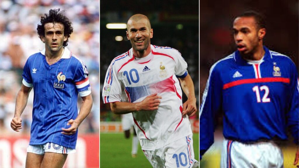 Zidane, Platini and Henry are undoubtedly 3 of France's Best Ever